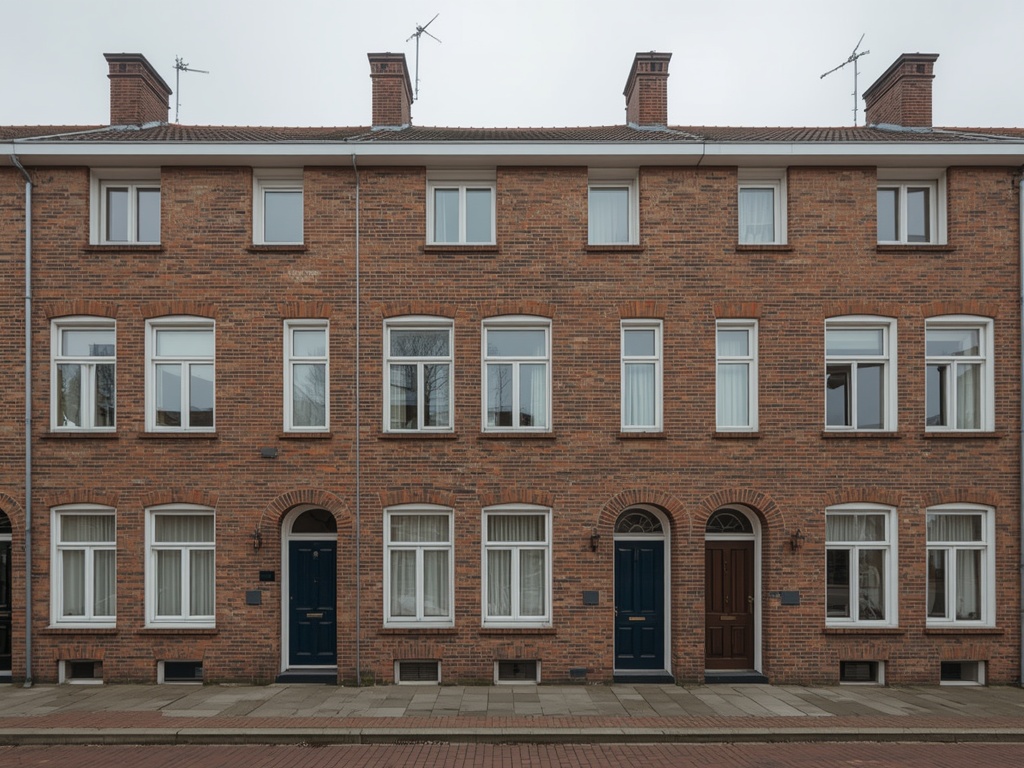 foto van ouderwetse huizen