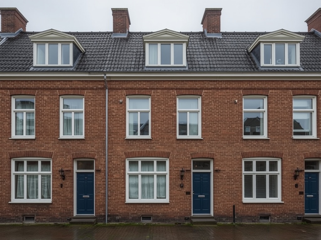 foto van ouderwetse huizen