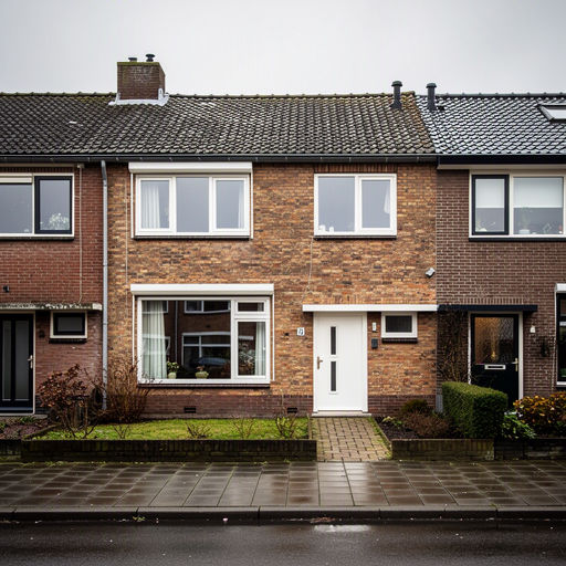 foto van ouderwetse huizen