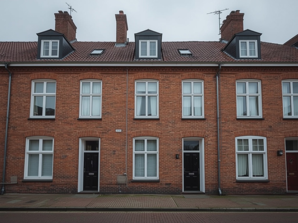 foto van ouderwetse huizen