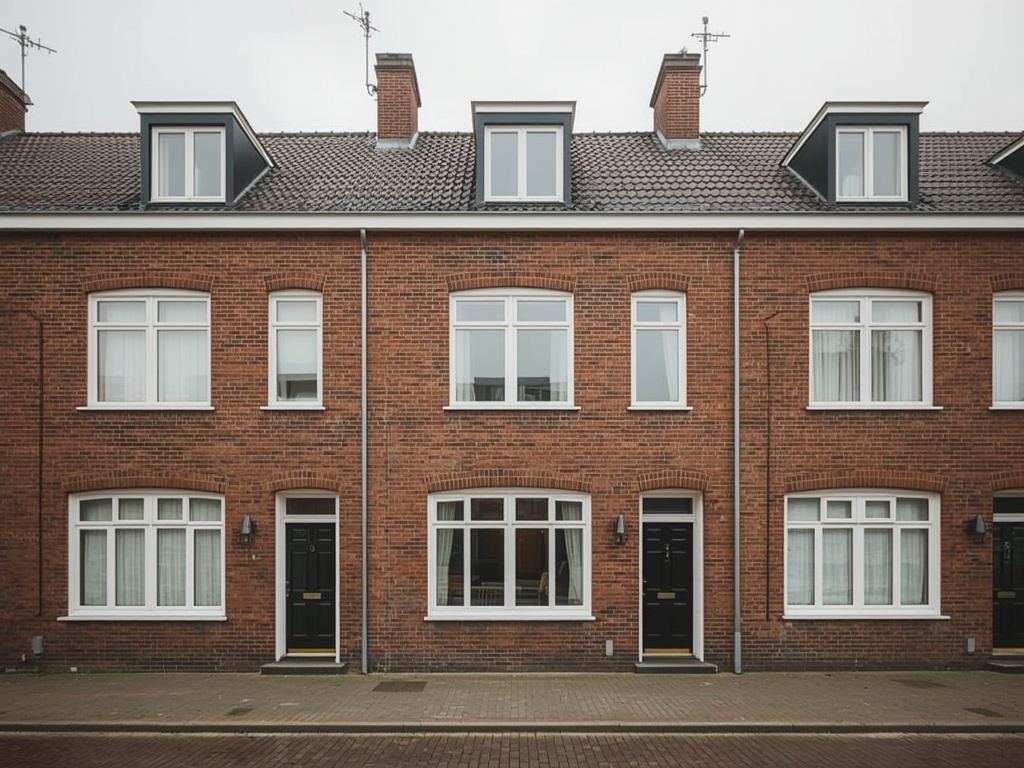 foto van ouderwetse huizen